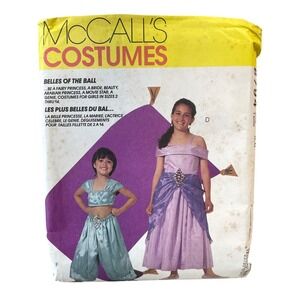 McCalls Costumes Sewing Pattern 6794 Girls Belles Of The Ball Size 5-6